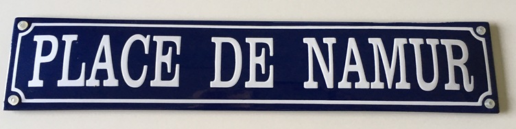 Naambord Place De Namur